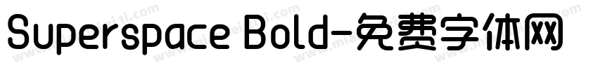 Superspace Bold字体转换